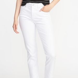 Old Navy High-Rise The Power Jean in Bright White